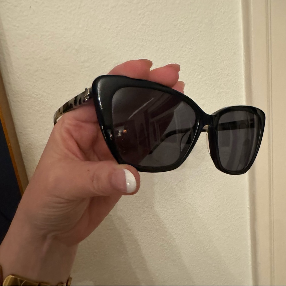 Kate Spade Black Cat-Eye Sunglasses Lucca polarized - Picture 5 of 16